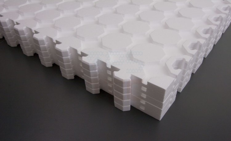 EPS underfloor heating and insulation panel - EPSTEC China EPS machine