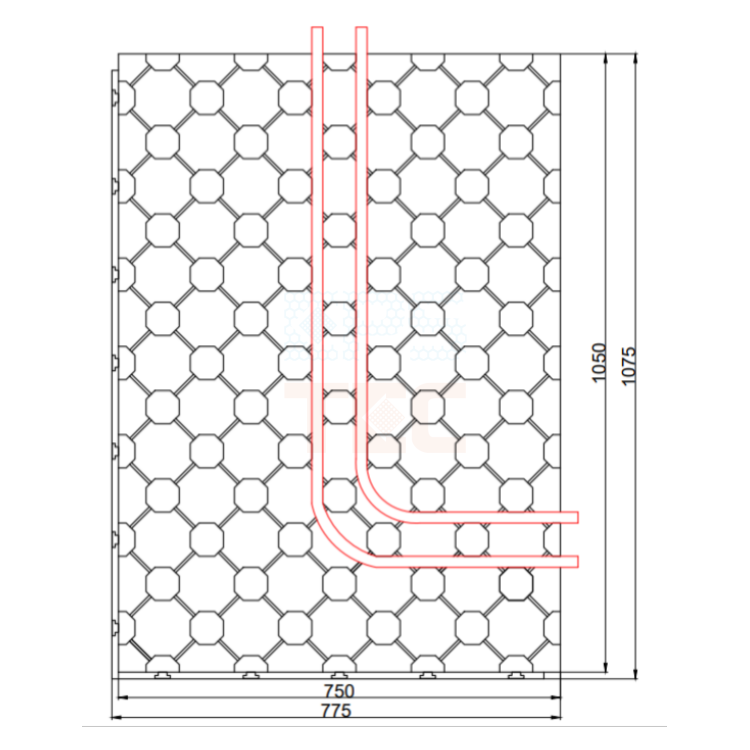 Underfloor heating insulation panels - EPSTEC China EPS machine