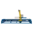 Platform horizontal foam cutting machine for XPS and EPS with manual wire setting and control cabinet